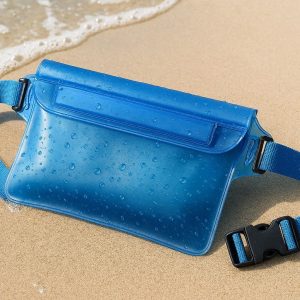 Water Resistant Waist Bag for Beach Trips and Poolside Use