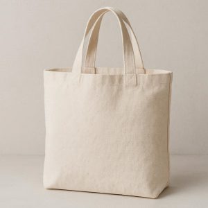 Organic Cotton Canvas Tote Bag Eco Friendly Reusable Shopping Bag